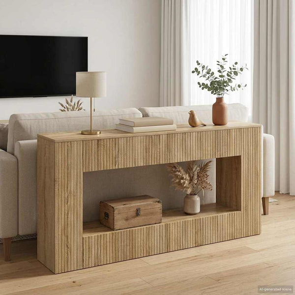 Konsolipöytä Sonoman tammi 155 x 29 x 74 cm Käsitelty puu
