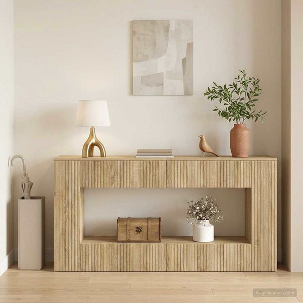 Konsolipöytä Sonoman tammi 155 x 29 x 74 cm Käsitelty puu