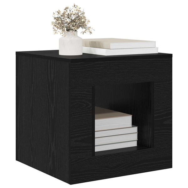 Coffee Table Musta tammi 51.5 x 50 x 50 cm Tekninen puu
