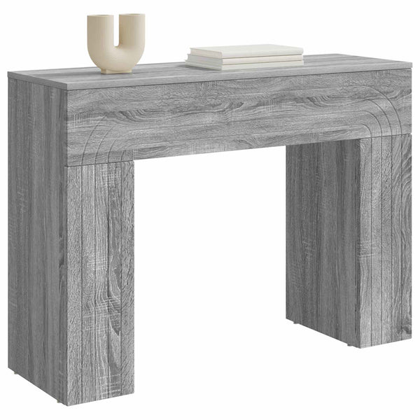 Sohvapöytä Harmaa sonoma 102 x 35 x 75 cm Tekninen puu