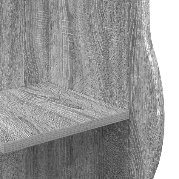 Kulmahylly Harmaa sonoma 34 x 33 x 102 cm Tekninen puu