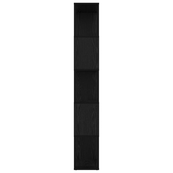 Kirjahylly 80 x 24 x 159 cm Tekninen puu Musta tammi.