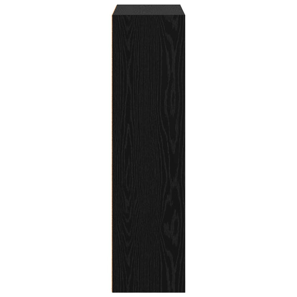 Kirjahylly 80 x 30 x 114 cm Tekninen puu Musta tammi.