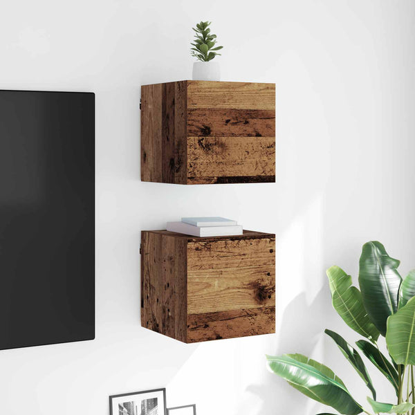 TV-kaappi Vanha puu 30,5 x 30 x 30 cm Tekninen puu