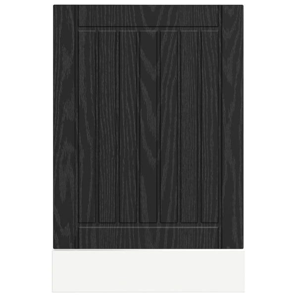 Tiskipaneeli LUCCA Musta tammi 45 x 1,5 x 57 cm Tekninen puu