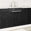 Tiskipaneeli LUCCA Musta tammi 60 x 1,5 x 57 cm Tekninen puu