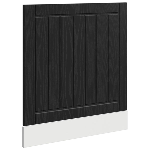 Tiskipaneeli LUCCA Musta tammi 60 x 1,5 x 57 cm Tekninen puu