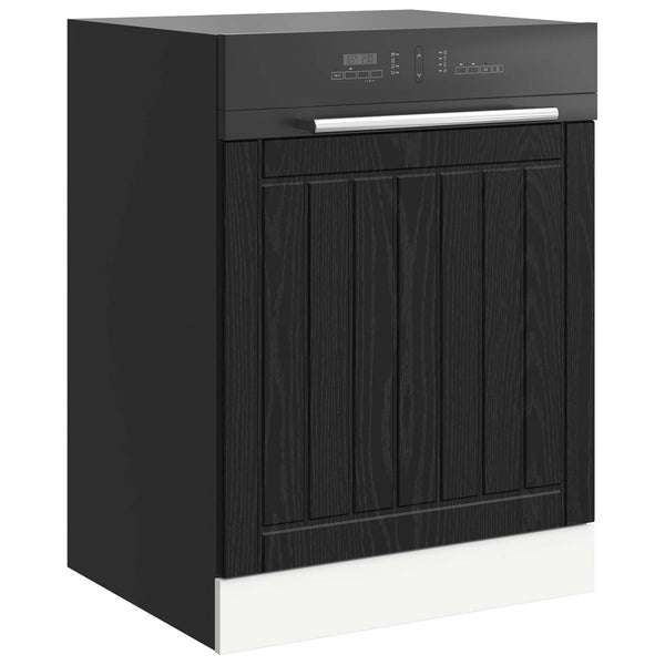 Tiskipaneeli LUCCA Musta tammi 60 x 1,5 x 57 cm Tekninen puu
