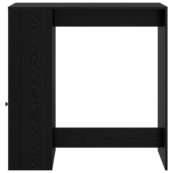 Baaripöytä 101 x 40 x 103,5 cm Tekninen puu Musta tammi.