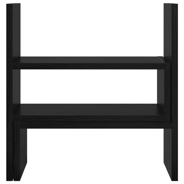 Monitoripöytäteline Musta tammi 40 x 17 x 41 cm Tekninen puu