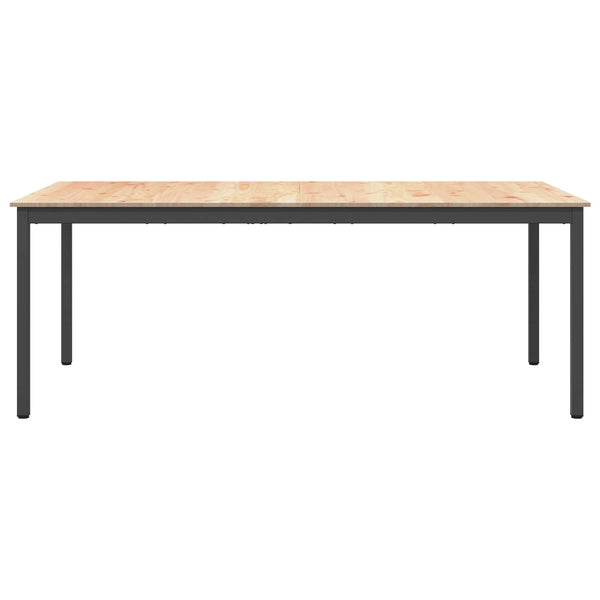 Ruokapöytä Luonnollinen 200 x 100 x 75 cm Massiivinen mänty