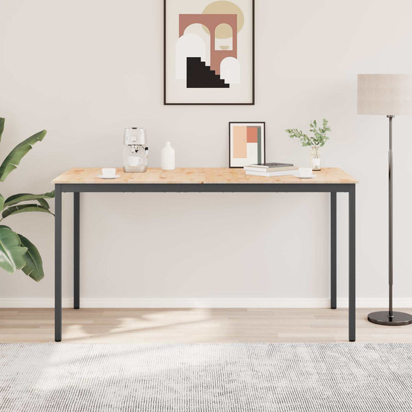 Baaripöytä 200 x 100 x 105 cm Massiivinen mänty Luonnollinen