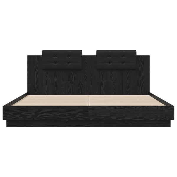 Sängyn runko päädyllä Musta tammi. 6FT Super King Size