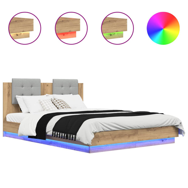 Sängyn runko päädyllä Artisan tammi 5FT King Size Tekninen puu