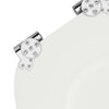 WC-istuin 2 pcs valkoinen 44 x 38 cm Tekninen puu