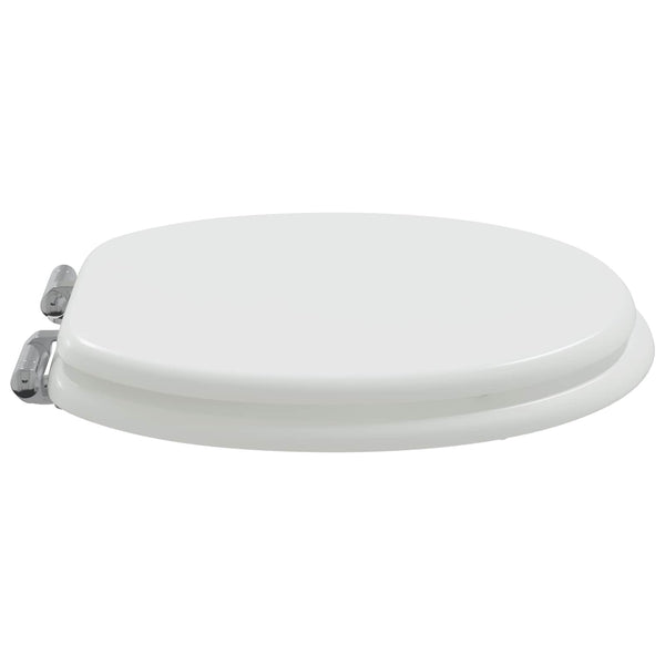WC-istuin 2 pcs valkoinen 44 x 38 cm Tekninen puu