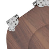 WC-istuin 2 pcs Ruskea 44 x 38 cm Tekninen puu