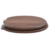 WC-istuin 2 pcs Ruskea 44 x 38 cm Tekninen puu