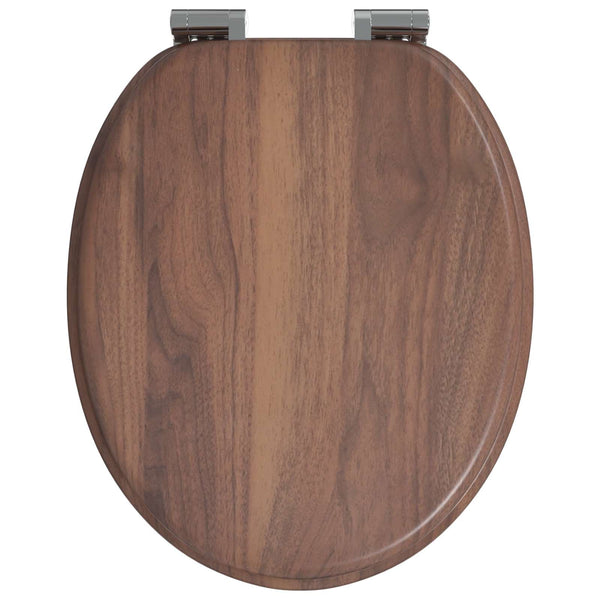 WC-istuin 2 pcs Ruskea 44 x 38 cm Tekninen puu