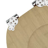 WC-istuin 2 pcs Vaalean bambun väri 44 x 38 cm Tekninen puu