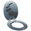 WC-istuin 2 pcs Harmaa 44 x 38 cm Tekninen puu