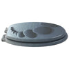 WC-istuin 2 pcs Harmaa 44 x 38 cm Tekninen puu