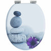 WC-istuin 2 pcs Harmaa 44 x 38 cm Tekninen puu