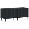 5 osan LED TV-kaappi Musta Tekninen puu