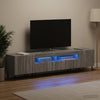 5 osan LED TV-kaappi Harmaa Sonoma Tekninen puu