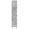 Kaappisarja 2 kpl 66 x 34,5 x 90 cm Tekninen puu Betoninharmaa