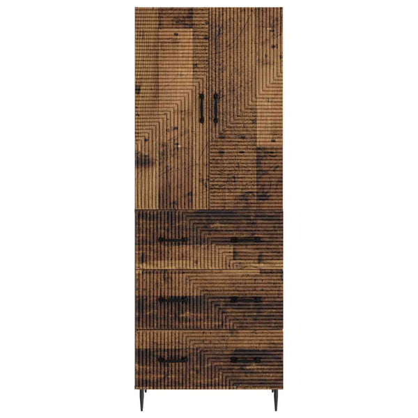 Kaappisarja 2 kpl 66 x 34,5 x 90 cm Tekninen puu Vanha puu