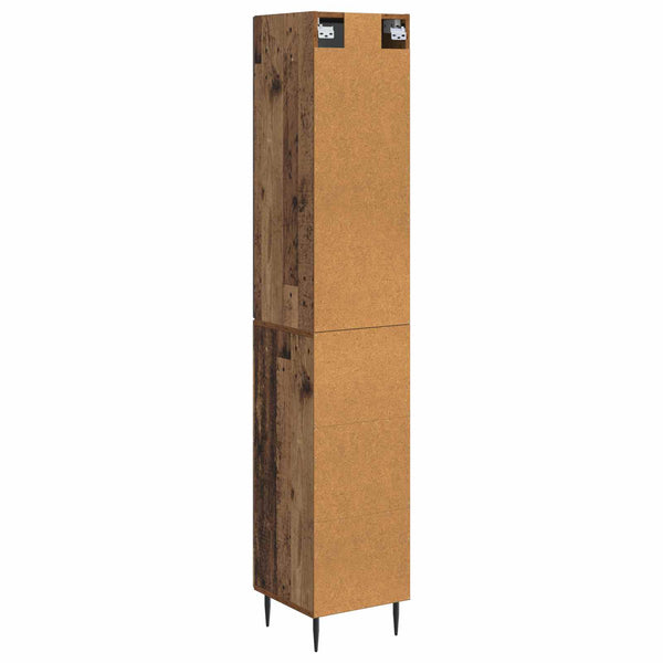 Kaappisarja 2 kpl 33 x 34,5 x 90 cm Tekninen puu Vanha puu