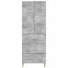 Kaappisarja 2 kpl 66 x 34,5 x 90 cm Tekninen puu Betoninharmaa