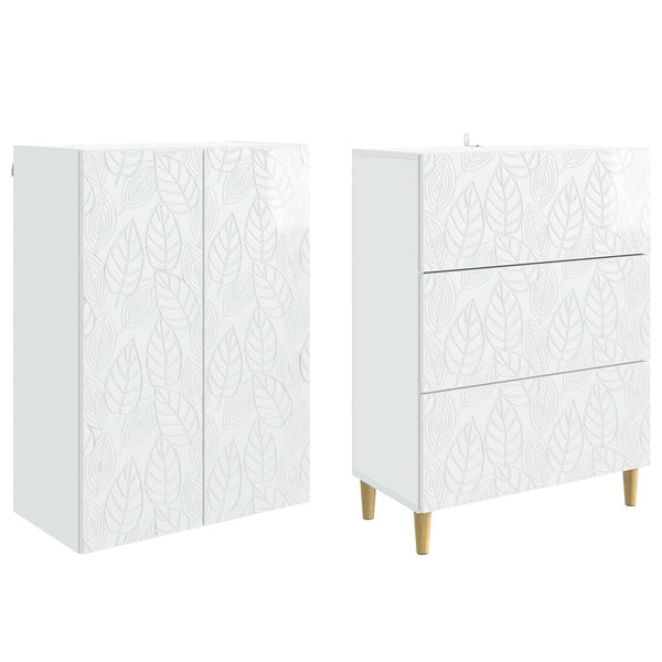 Kaappisarja 2 kpl 66 x 34,5 x 90 cm Tekninen puu