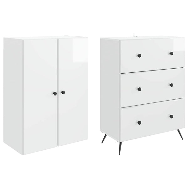 Kaappisarja 2 kpl 66 x 34,5 x 90 cm Tekninen puu