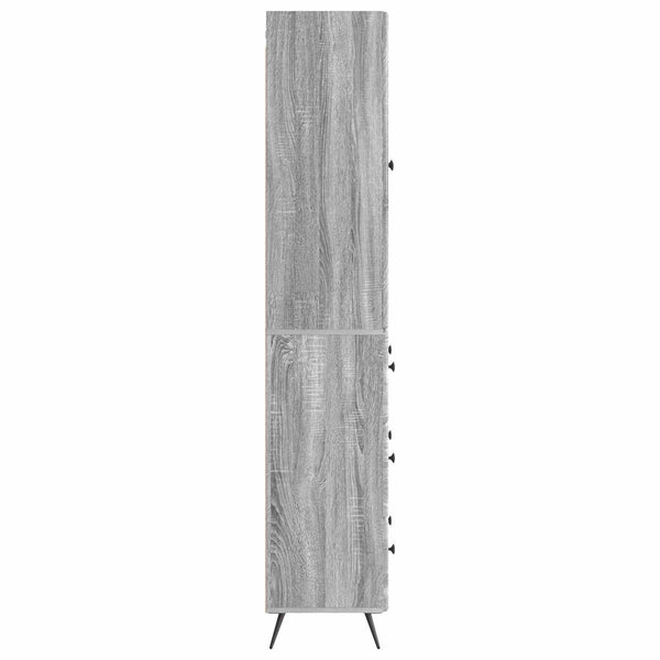 Kaappisarja 2 kpl 66 x 34,5 x 90 cm Tekninen puu Harmaa Sonoma