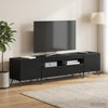 5 osan LED TV-kaappi Musta Tekninen puu