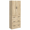 Kaappisarja 2 kpl 66 x 34,5 x 87 cm Tekninen puu Sonoma-tammi
