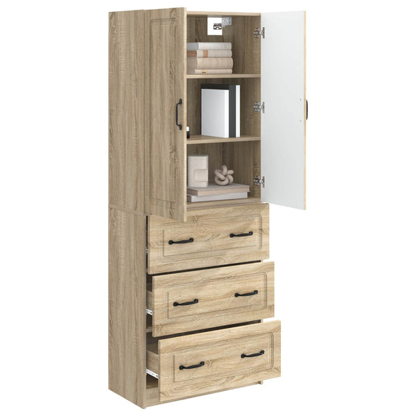 Kaappisarja 2 kpl 66 x 34,5 x 87 cm Tekninen puu Sonoma-tammi