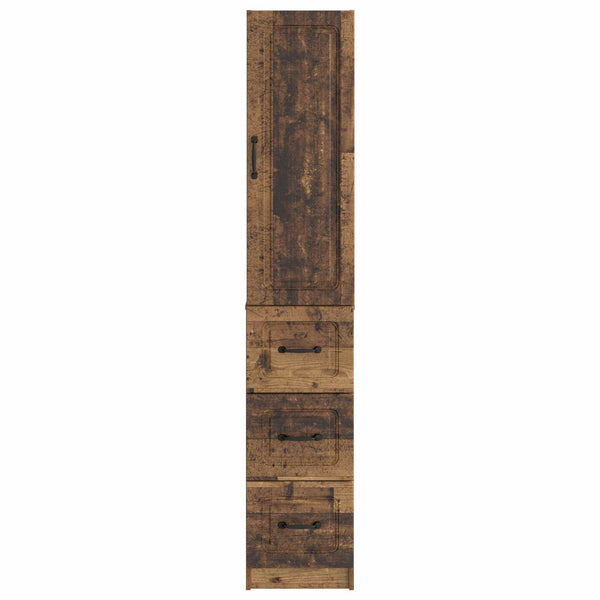 Kaappisarja 2 kpl 33 x 34,5 x 87 cm Tekninen puu Vanha puu