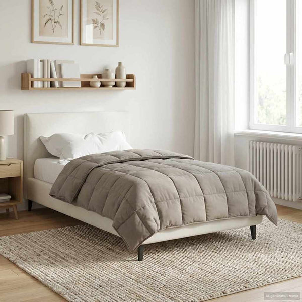 Kesäpeitto 155 x 220 cm Kesä Taupe Hengittävä