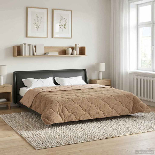 Kesäpeitto 200 x 220 cm Kesä Taupe Hengittävä