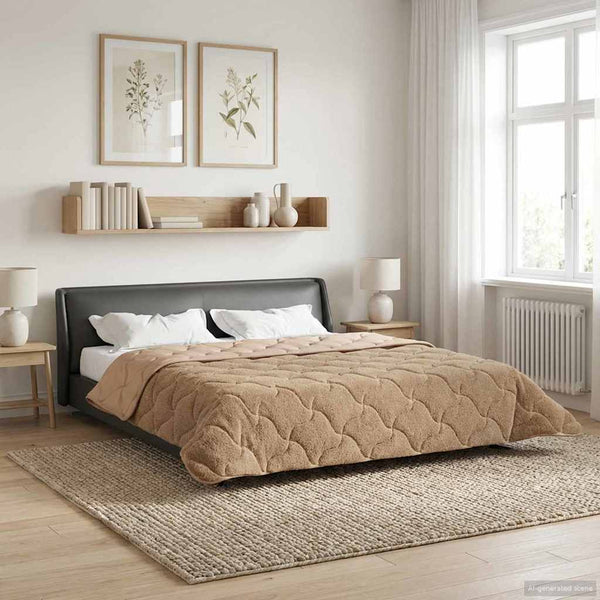 Kesäpeitto 240 x 260 cm Kesä Taupe Hengittävä