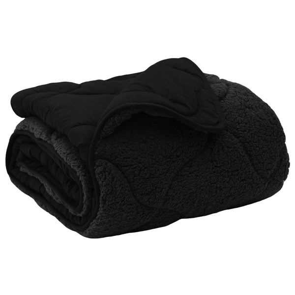 Koko Vuoden Peitto Quiltottu Musta 135 x 200 cm