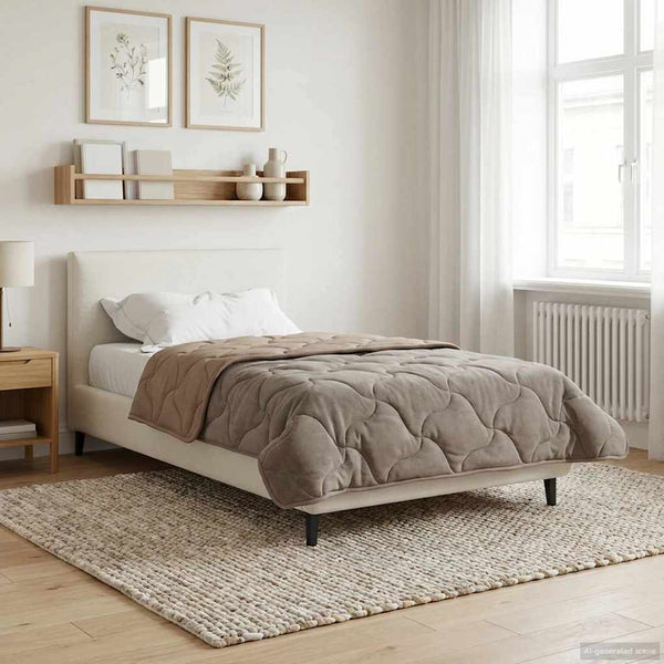 Koko Vuoden Peitto 135 x 220 cm Ei Harmaanruskea Hengittävä