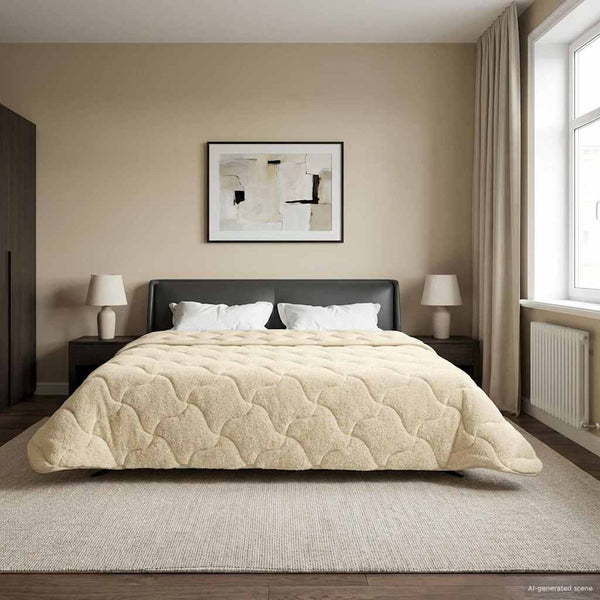Koko Vuoden Peitto Quiltottu Kerma 200 x 240 cm
