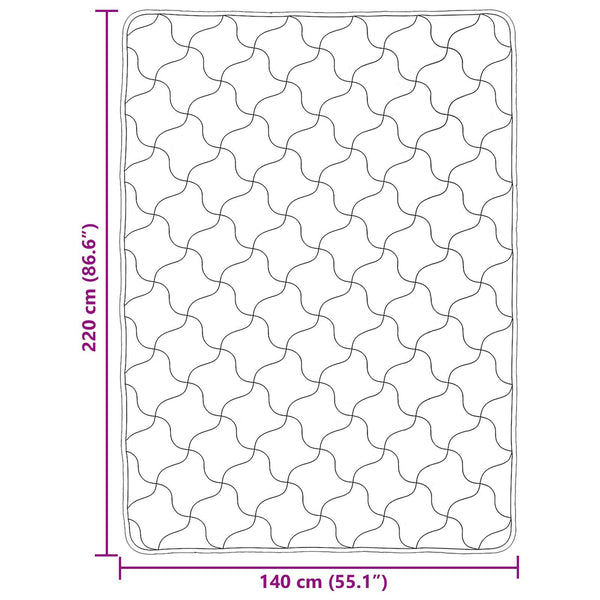 Koko Vuoden Peitto Quiltottu Kerma 140 x 220 cm