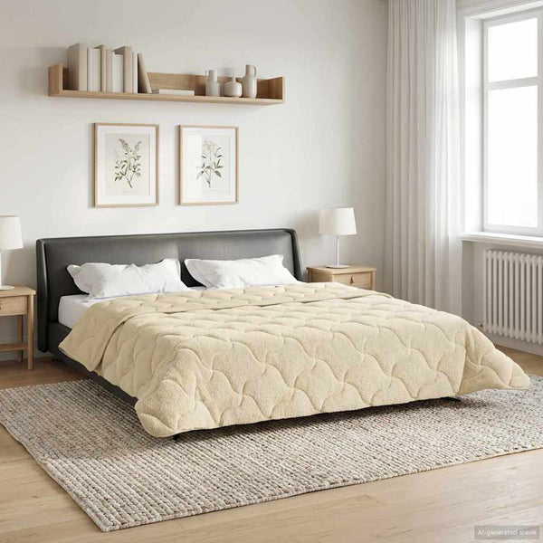 Koko Vuoden Peitto Quiltottu Kerma 220 x 240 cm