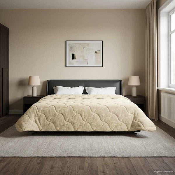 Koko Vuoden Peitto Quiltottu Kerma 220 x 240 cm