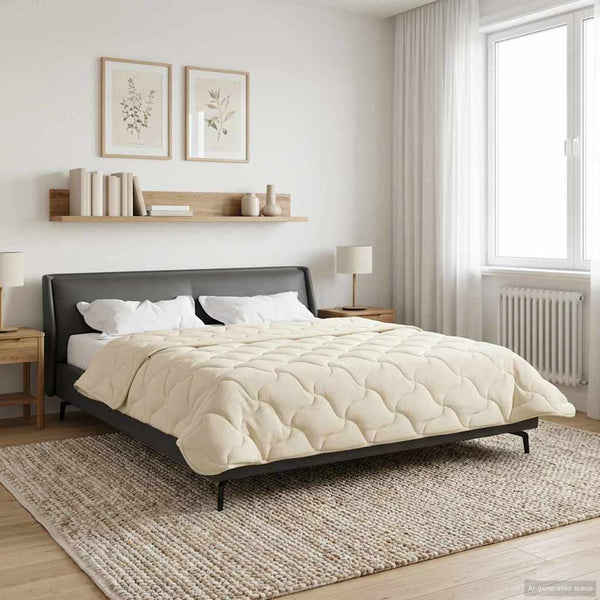 Koko Vuoden Peitto Quiltottu Kerma 220 x 260 cm